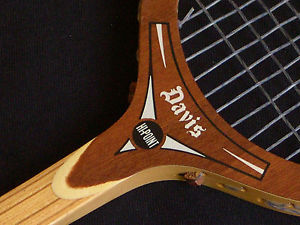 Vintage DAVIS Hi-Point Tennis Racquet Wood 3L Made in USA TAD