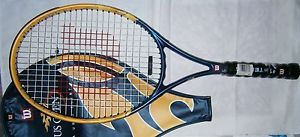 Wilson 110 Graphite Tennis Racquet US OPEN 4 3/8 L3 Grip Original Headcover