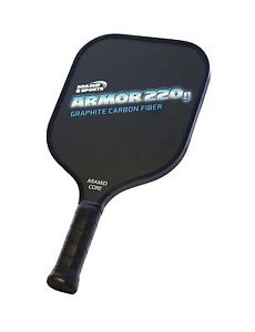 ARMOR 220g USAPA Approved PickleBall Paddle  3K Carbon Fiber Graphite Nomex Core