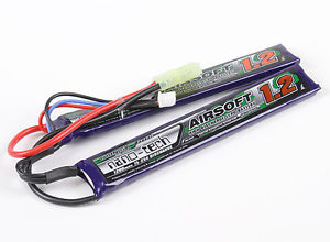 Turnigy NanoTech 2S 7,4V 1200mAh 15-25C 2 teilig Airsoft Batterie Lipo