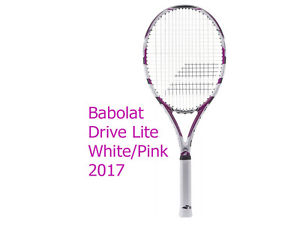 Babolat Drive Lite Tennis Racquet Grip 1(4 1/8) 2(4 1/4) 3(4 3/8) 2017 WhitePink