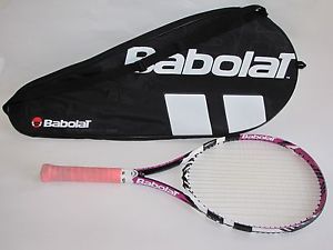 BABOLAT Drive Lite Tennis Racquet 4" Grip 100 Sq Inch VeryGood Condition-w/Case
