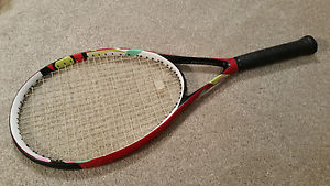 Wilson Ncode W4 Red Fury Ncode Tennis racket L4 - 4 1/2 9.1oz 16x18 pattern