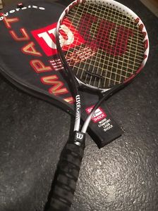 Wilson Impact Tennis Racquet L4 4. 1/4 Grip Oversize Lightweight Alloy