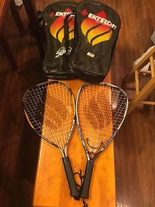 Ektelon Revenge Racquetball Racquet Power Level 1000 & Avenger Lot Of 2