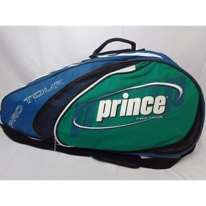Prince Pro Tour 6 Racquet large carry bag Blue/ Green