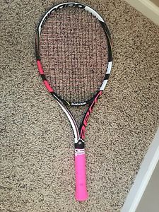 babolat aeropro lite tennis racket pink