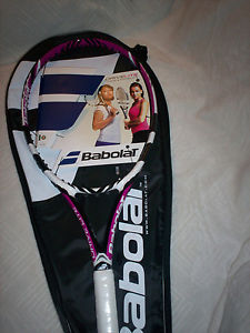 Babolat Drive Lite Tennis Racquet (Pink version) NWT 4 1/8 grip 100 sq in 9 oz