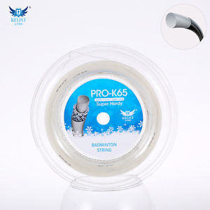 Famous brand badminton string ,100%nylon ,200m/reel --white