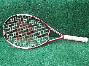 Tennis Wilson N Code N5 Tennis Racquet Scratched w/ Paint Chips Needs New 4 1/2
