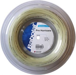 Babolat Pro Hurricane 200m Papel De La Cadena 1.20 1.25 1.30 1.35