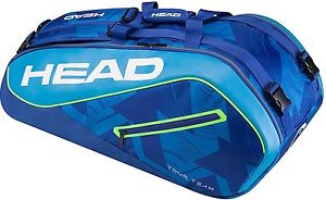 Head Tour Team 9R Supercombi Tennis Racquet Racket Bag - Blue/Blue - Reg $85