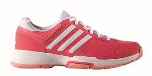 adidas Mujer Tenis Zapatillas De Deporte Barricade Tribunal W blanco/flash rojo