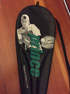 PRINCE Shark 26 Midplus Junior Tennis Racquet & Cover SIGNED by GUILLERMO CORIA