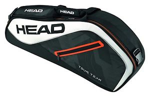 Head Tour Team 3R Pro Tennis Racquet Racket Bag - Black / White - Reg $55