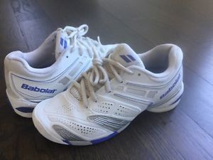 Babolat Tennis Shoes Womens Size 6.5 White/Silver/Purple