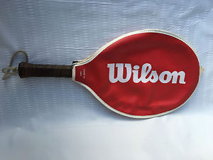 VTG WRANGLER RACQUETBALL RACKET TRENWAY WITH WILSON TENNIS RACKET COVER