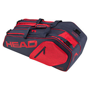 Head Core 6R Pro Tennis Racquet Racket Bag - Navy/Red - Auth Dealer - Reg $40