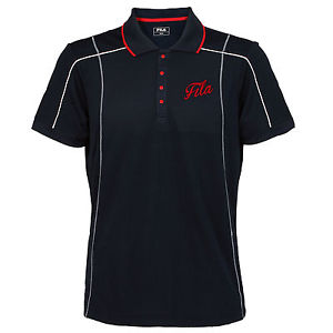 Fila Hombre Camiseta de tenis Camiseta polo Camiseta deportiva Petirrojo azul
