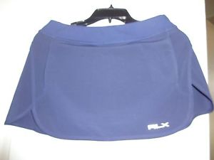 NWT  Ralph Lauren  RLX Tennis Navy Blue Skort Mesh Sports Skirt Women S