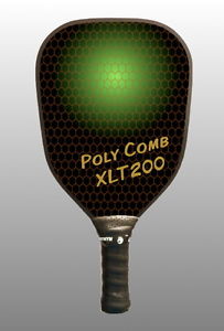 Pickleball Paddle - XLT200 Poly Comb Green