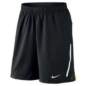 Nike Hombre Pantalones de tenis Poder De Tejido Corto 523247-011 negro