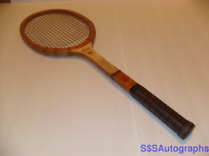 RARE ANTIQUE VTG 1950s JACK KRAMER WILSON AUTOGRAPH MODEL WOODEN TENNIS RACQUET