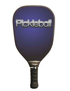 Pickleball Paddle -Chrome Pickleball on Mesh with  Large Blue Sweetspot