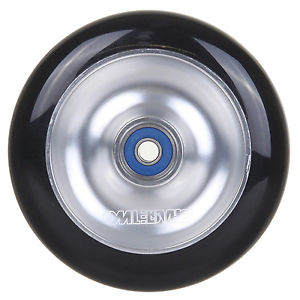 Phase Two 110mm Alliage Solid Roue De Scooter - Noir/Argent