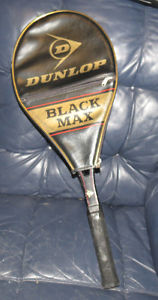 DUNLOP BLACK MAX MIDSIZE - TENNIS RACKET - fiberglass/graphite