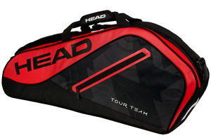 Head Tour Team 3R Pro Tennis Racquet Racket Bag - Black / Red - Reg $55