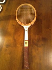 Vintage Wilson Chris Evert Personal 3 3/8 Tennis Racket With Brace