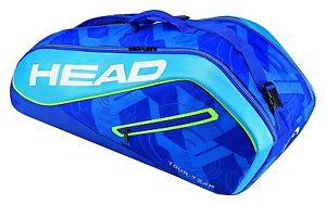 Head Tour Team 6R Combi Tennis Racquet Racket Bag - Blue - Auth Dealer - Reg $75