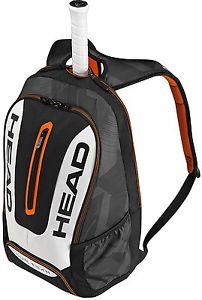 Head Tour Team Back Pack Racquet Racket - Black/White - Auth dealer - Reg $55