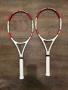Two Wilson Pro Staff 95 Tennis Racquets
