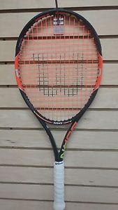 2016 Wilson Burn 100 Used Tennis Racquet-Strung-4 3/8Grip