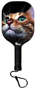 Kitty Kitten Wooden Pickleball Paddle