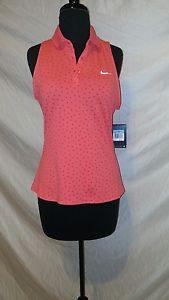 NEW NWT NIKE Dri-FIT Sleeveless Court Pique Tennis Racerback POLO SHIRT Sz M