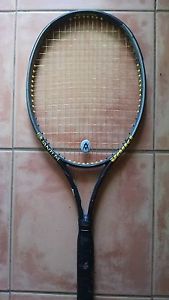 VOLKL QUANTUM V1 OVERSIZE TITANIUM LITE CARBON Tennis Racquet STRUNG 4-5/8" NICE