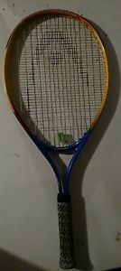 Head Tennis Racket Agassi 25 Blue Yellow 3 7/8-00 Art #230250 GC