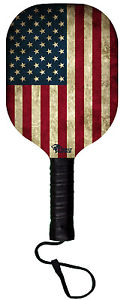 Vintage United States Flag  Composite Pickleball Paddle