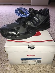 Wilson Rush Pro 2.0 Black/Red Men's Tennis Shoes Size 11 M US