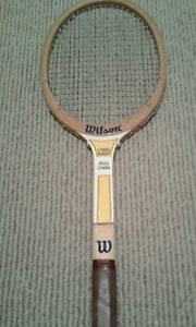 Chris Evert Wood Racquet by Wilson, Miss Chris, 4-3/8" Grip, Made in Belgium