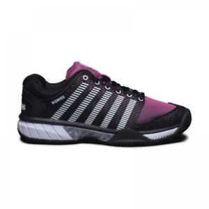 K-Swiss Hypercourt Express HB Mujer blk/fucsia Calzado de tenis outdoor NUEVO