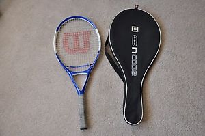 WILSON nCODE n26 Headsize 103 TENNIS RACQUET 4” GRIP  w/ case Nice!