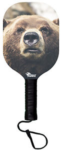 Brown Bear Wooden Pickleball Paddle