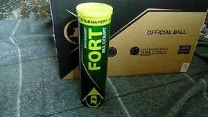 CAJÓN DE PELOTAS DE TENIS DUNLOP FORT(18 bot de 4 u.)