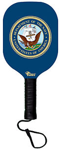 US Navy Wooden Pickleball Paddle