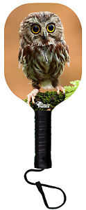Owl Wooden Pickleball Paddle