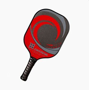 PaddleTek Tempest Wave Pickleball Paddle, New Graphite Polymer Composite red